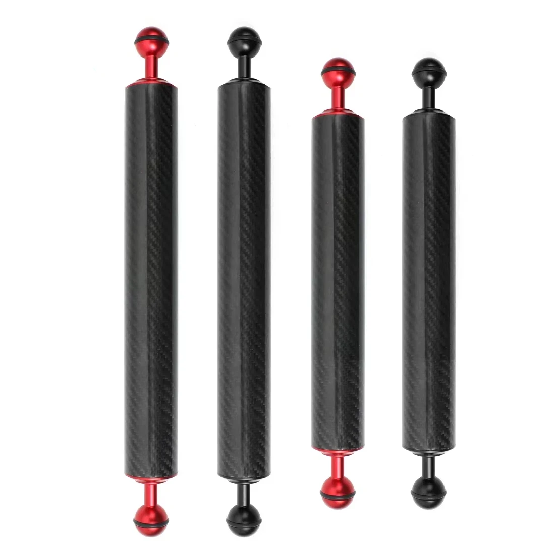 D40mm Carbon Fiber Buoyancy Extension Arm 1" Ball Head Adapt