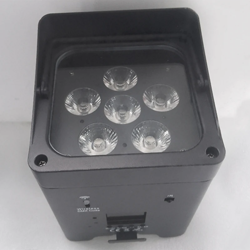 

1/6/8/10PC RGBWA Stage Club DMX Par Light LED Uplight Wash Light Battery Power for Wedding Party Bar DJ Stage Lighting Equipment