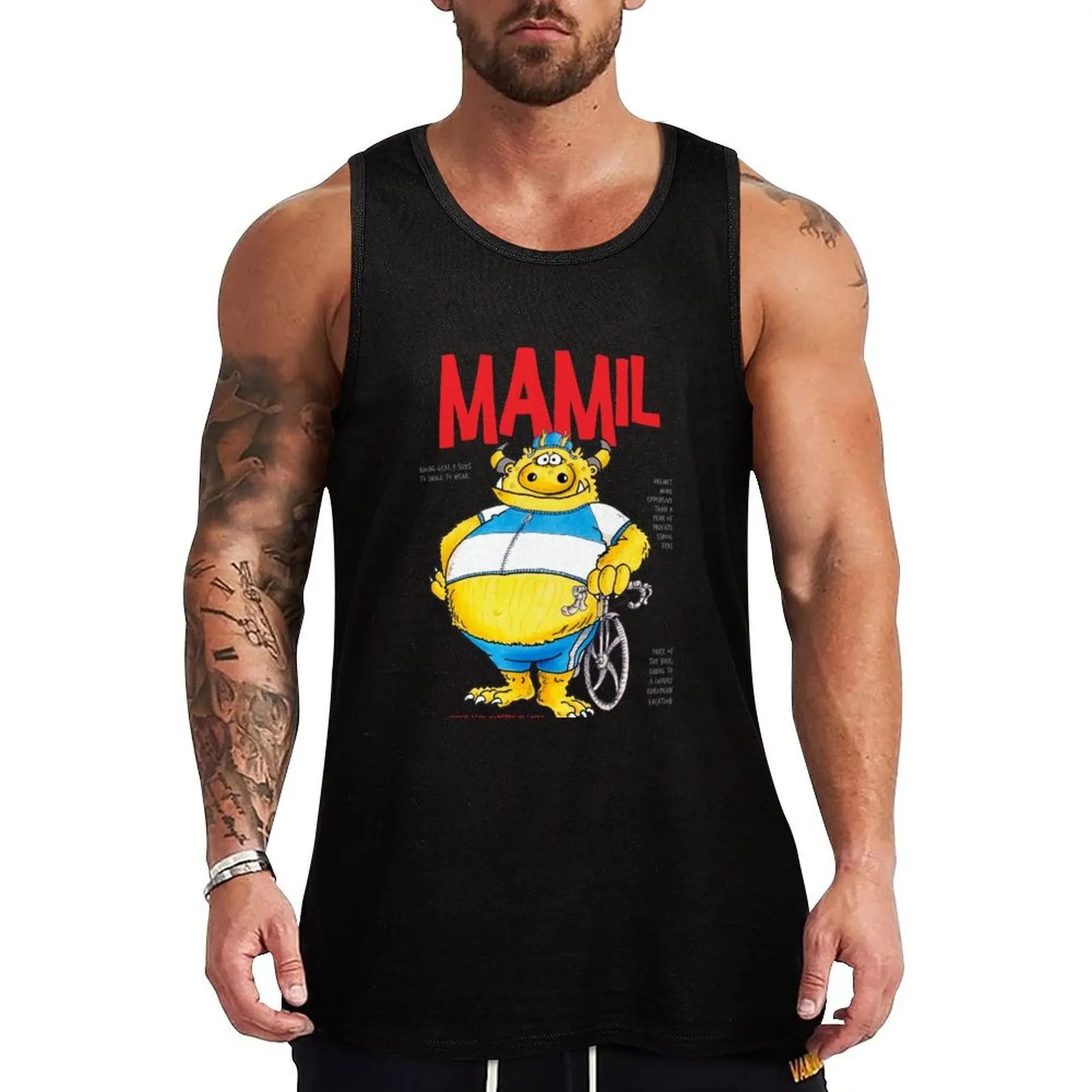The Mamil Tank Top Street Style Casual Tank Top Urban Sleeveless Top