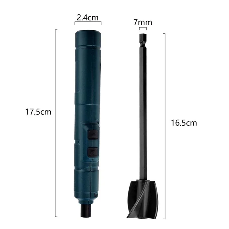 Handheld Rechargeable Epoxy Resin Mixer Resin Mixer Electric Epoxy Stirrer for Resin Resin Molds Silicone Molds-A70Z