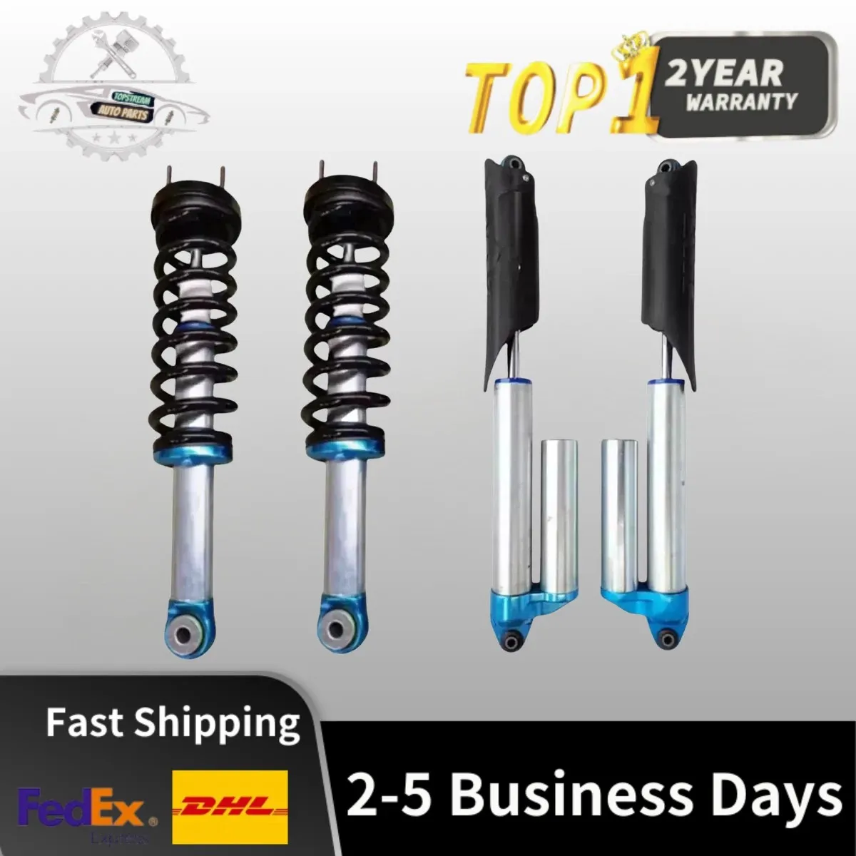 

4Pcs Front Rear Shocks Struts Assemblies For 2010-2014 Ford F150 SVT Raptor 6.2L