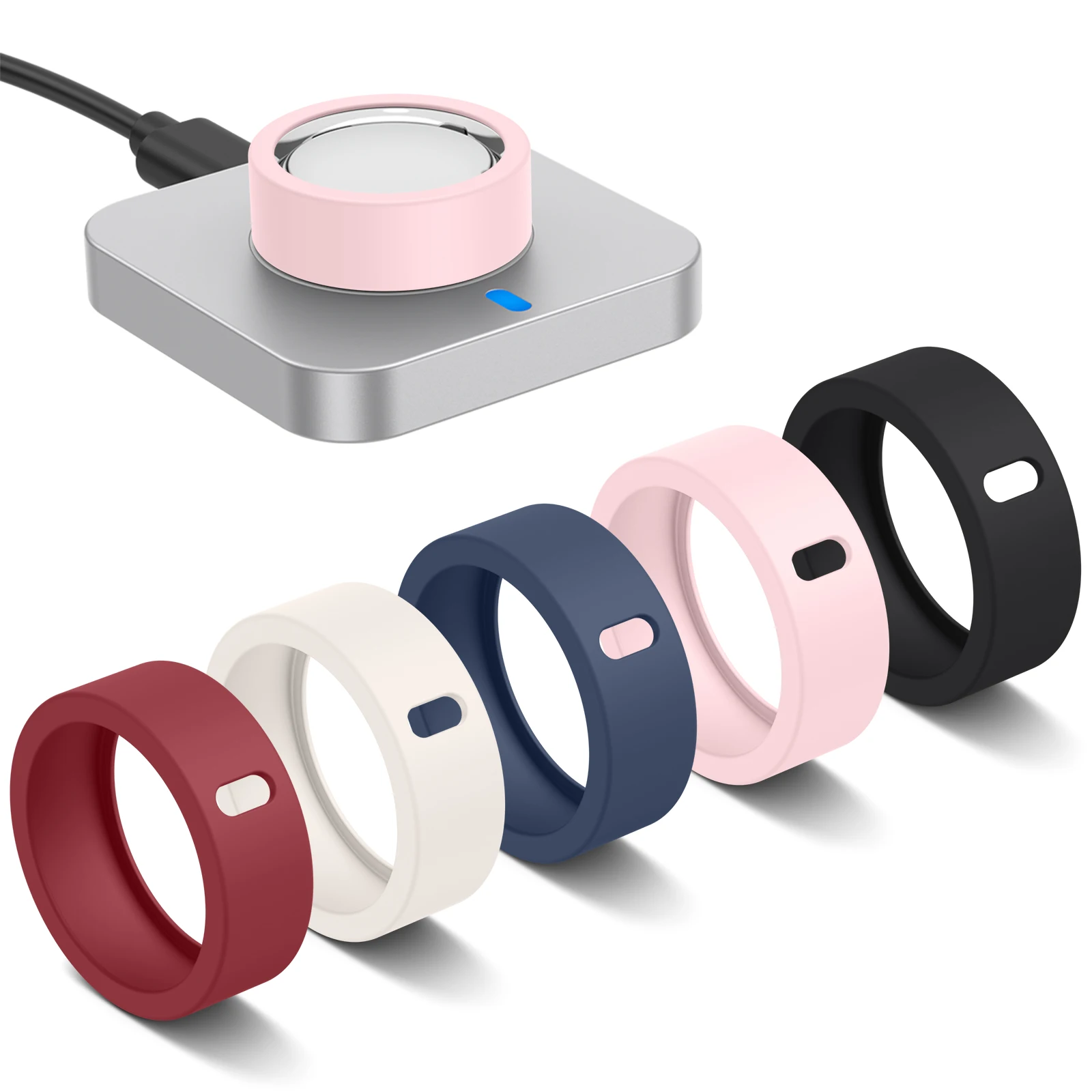 Soft Silicone Ring Protective Case For Oura Gen 4/3 Rings Cover Working Out Accessories Men Women Silicone Case Finger Wrapper