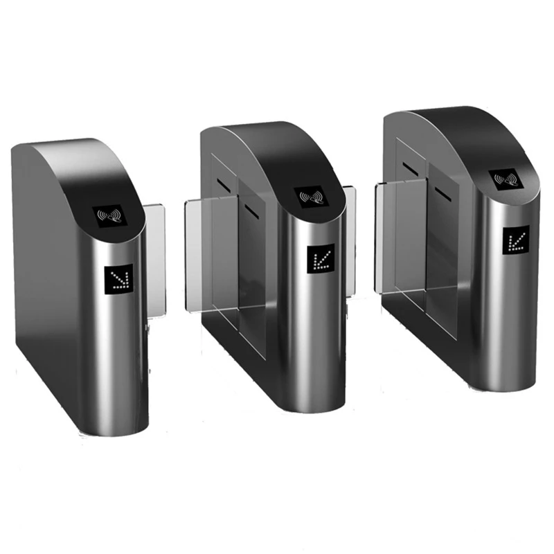 Chinese factory RFID card reader security access control swing barrier turnstile gate