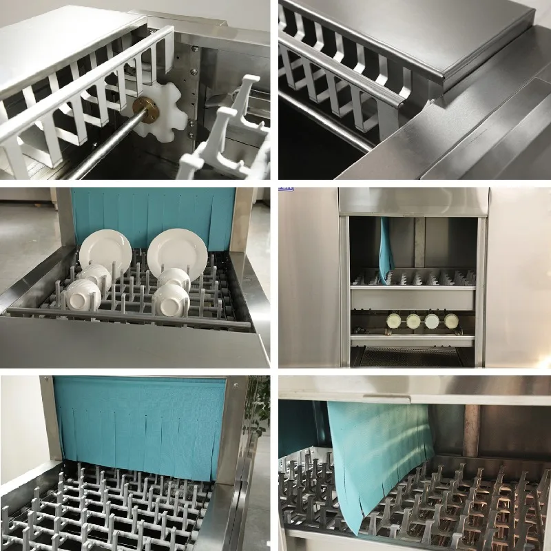 Energy-saving electric stand-alone stainless steel commercial dishwasher, 800-2500 capacity for restaurants and hotels