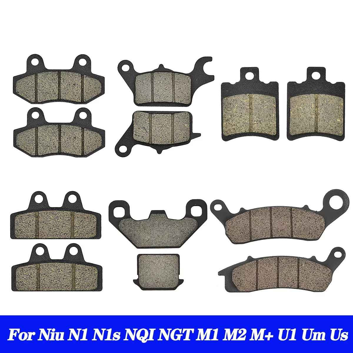 

Electric Scooter Original Front and Rear Brake Pad Shoe For Niu NGT NQiGT N1 N1s NQI M1 M2 M+ U1 Um Us G1 GO Disc Brake Pads