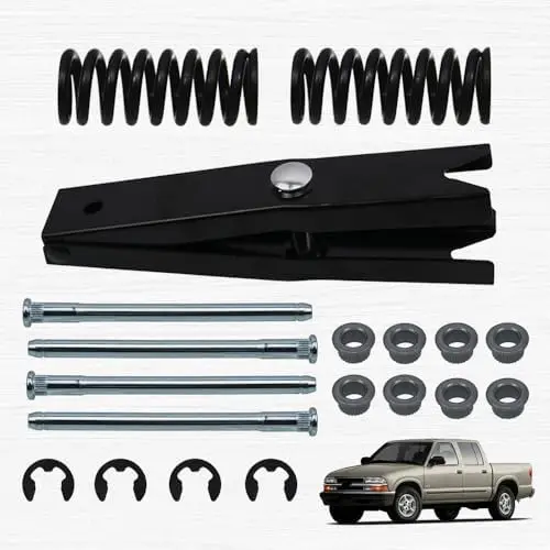 

RULLINE Door Hinge Repair Kit for 94-04 Chevy Blazer – Includes Tools, Pins & Springs