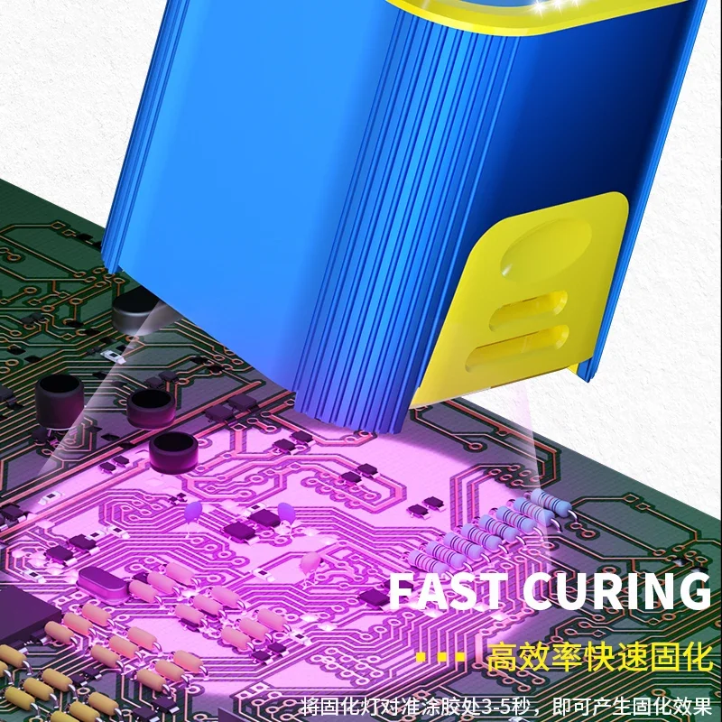 ช่าง L1 อัจฉริยะ UV Curing Lamp น้ํามันสีเขียว Fast Curing Light สําหรับเมนบอร์ดโทรศัพท์มือถือ UV กาวบ่มซ่อมโคมไฟ