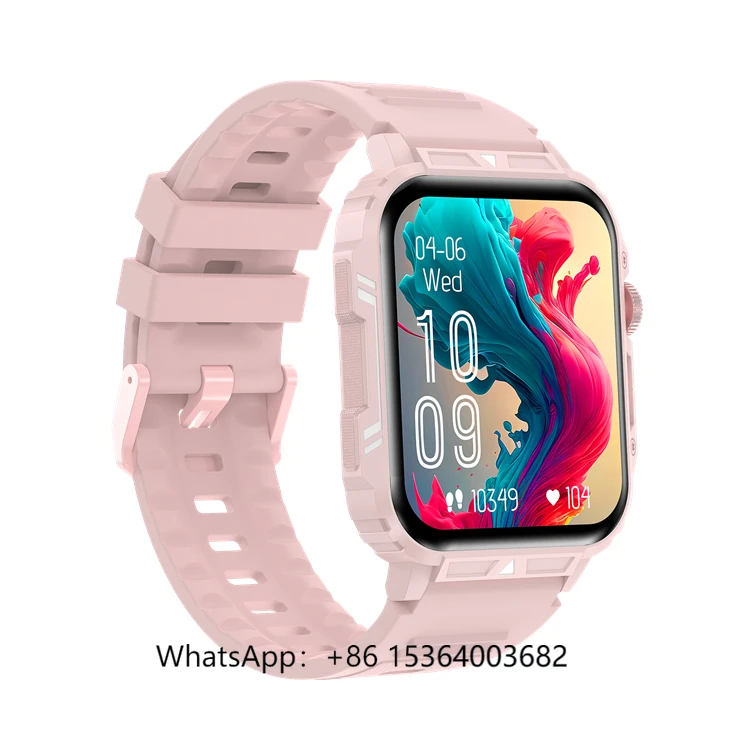 

TJXL-Unisex Premium Quality L81 Smartwatch Full Touch Screen Sleep Monitoring Chronograph Watches Calendar IP67 Outdoor iOS Rubb