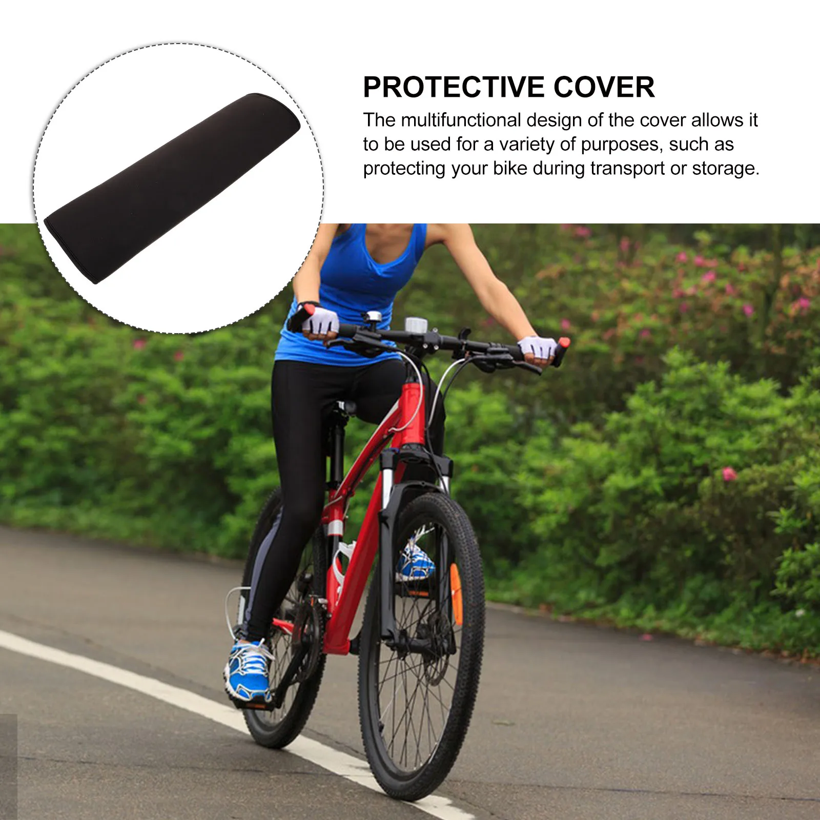 

Bike Frame Protective Cover Waterproof Thermal Handlebar Cover For Electric Bike Storage Transport Neoprene Frame Accessory