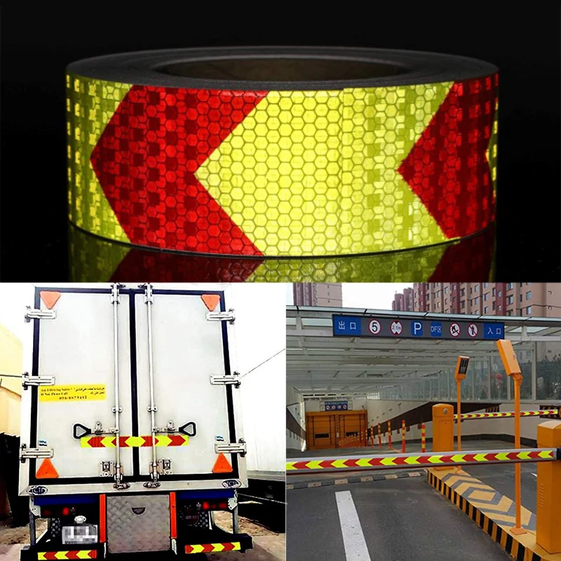 

Arrow Car Warning Safety Reflectante Tape Film Auto Reflector Sticker For Car