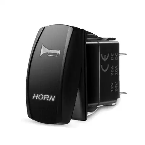 자동차 개조 방수 요트 스위치, 요트, RV, 선박용 5 핀 경적 스위치, 12V