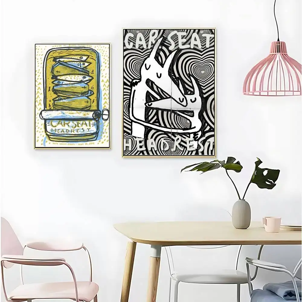 Band C-Car Seat H-Headrest Poster HD Quality Wall Art Retro Posters For Home Room Wall Decor Kawaii Room Decor