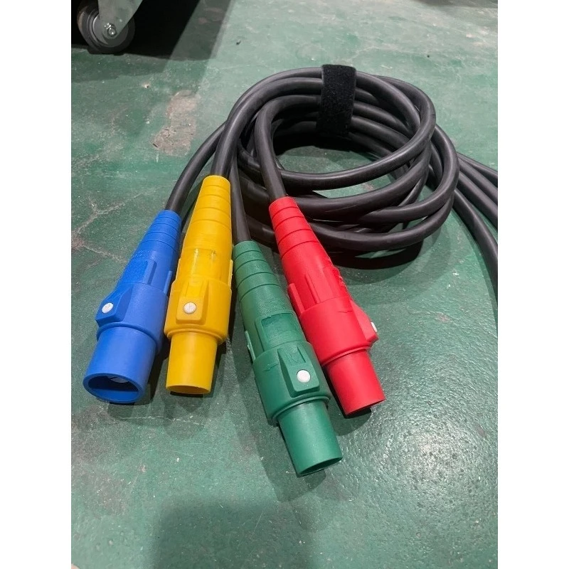 Single core 25 square cable, 400a input head. Distribution box power connection plug, main wire and cable.
