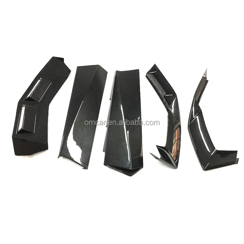 Car Parts For Lp700 N Style Carbon Fiber Front Lip Rear Spoiler Engine Air Vent Side Skirts For Lambor Aventador LP700 Body kit