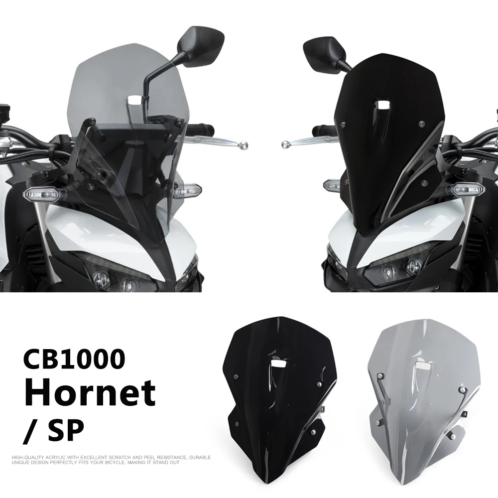 

Motorcycle Front Screen Touring Visor Windscreen Windshield Deflector Protector Accessory For HONDA CB1000 Hornet SP CB 1000