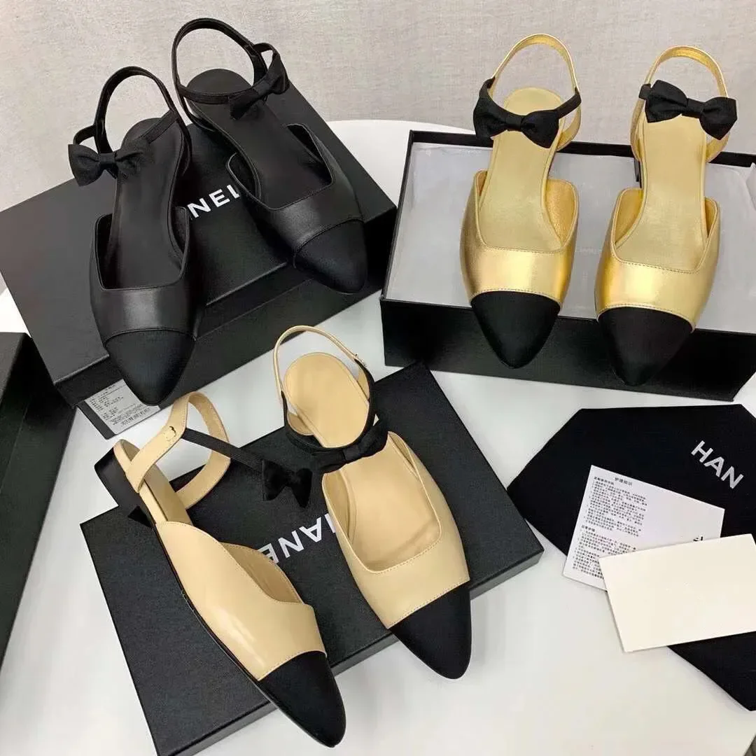 

shoes DHgate shoe Designer Sandals Dress Shoes Slingbacks Luxury women's Chunky high Heel pumps slip on slides flat