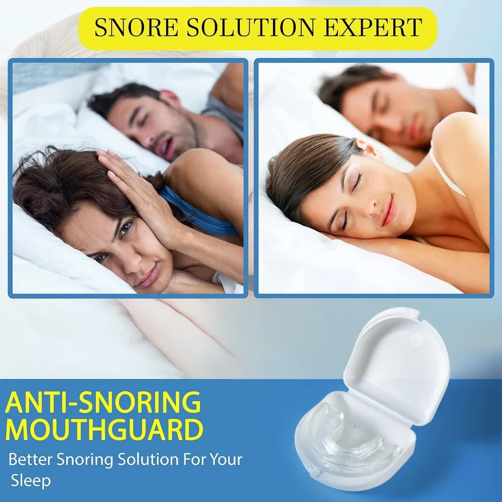 Anti-snoring Teeth Grinding Mouthguard Improves Sleep and Prevents Bruxism, Sleep Anti-snoring Device, Supports Dropshipping