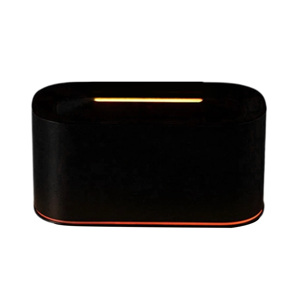 Air Quality Enhancer 7-Color LED Diffuser Calming Sensory Experience Elegant Flame-Inspired Design Appliance White
