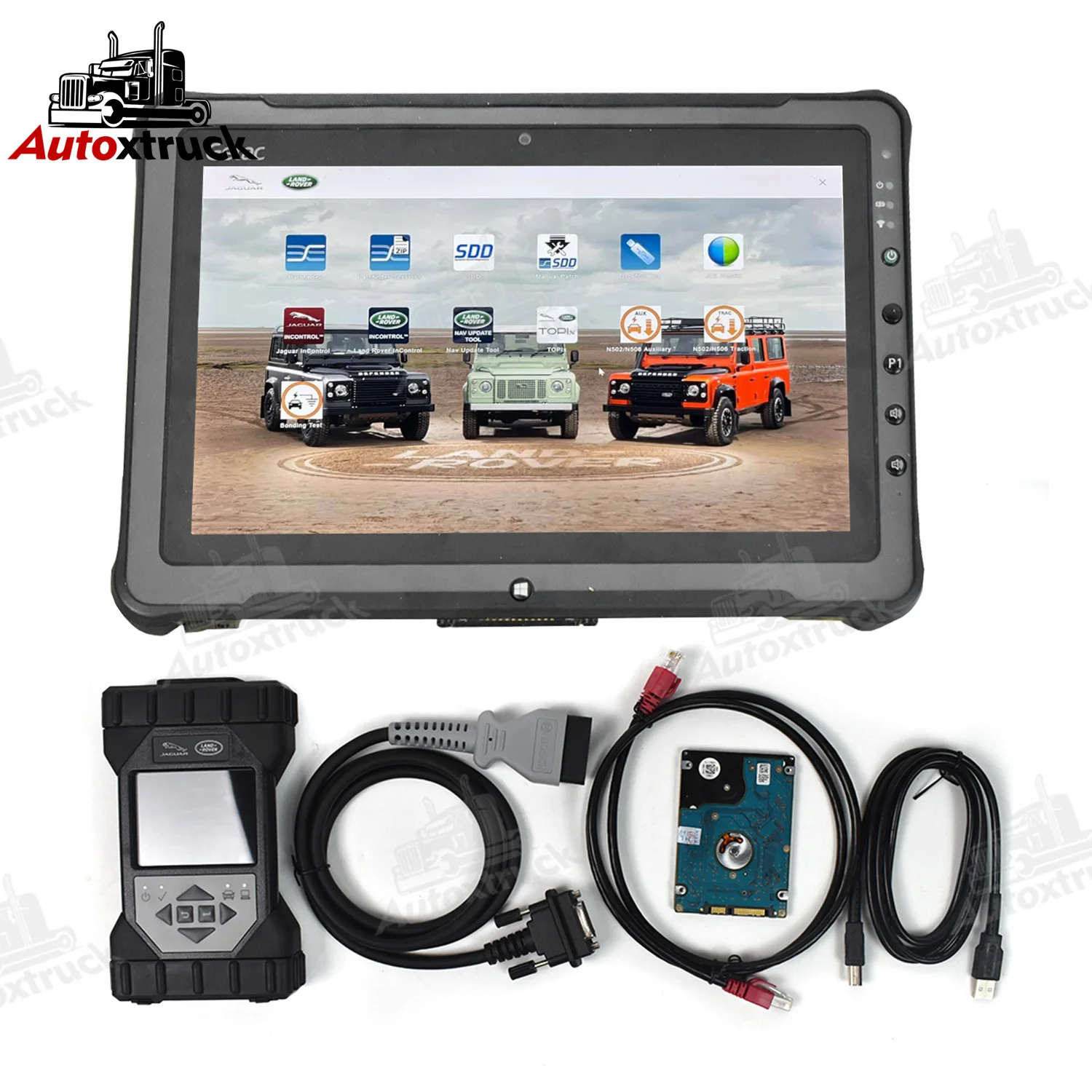 2024 newest for JLR DoIP VCI WIFI interface JLR SDD Pathfinder diagnostics J2534 with obd II Auto Diagnostic Tool +F110 Tablet