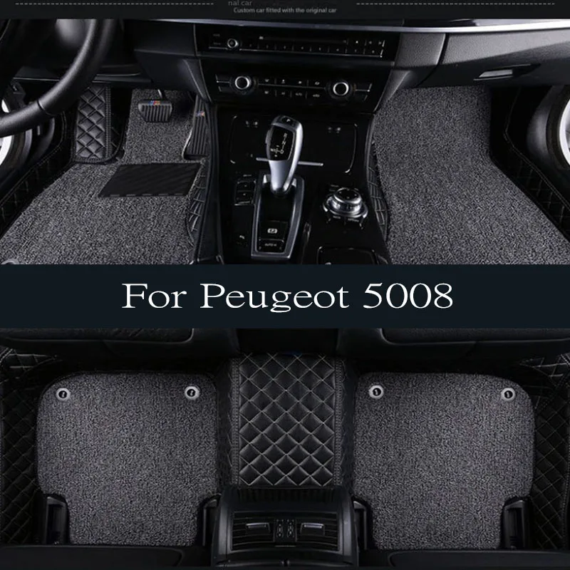 

Car Trunk Storage Mats For Peugeot 5008 P87 2017~2023 5seat TPE Dirt-resistant Rear Trunk Pads Cover Carpet Rug Auto trunk mat