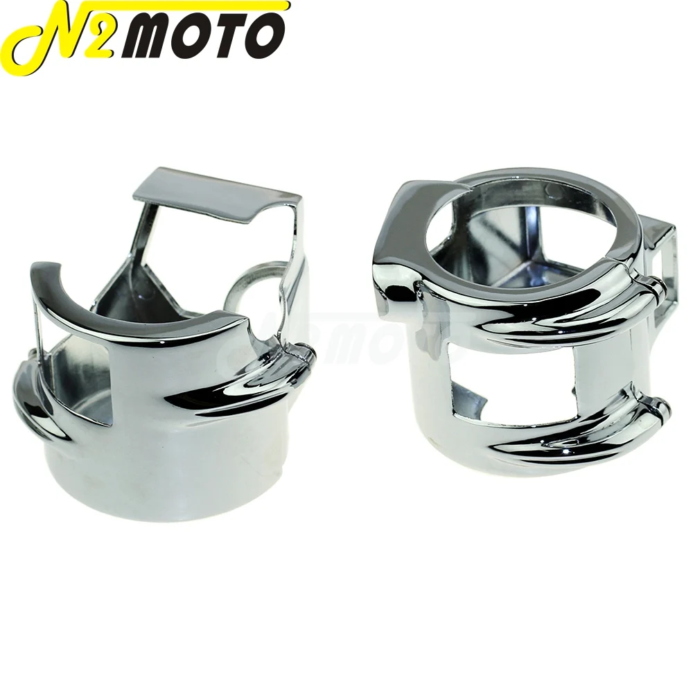 Chrome Switch Housings Cover Handlebar Control Switch House For Honda Shadow VT 750 Spirit ACE Aero VTX 1300 VT1300 600 2010-13