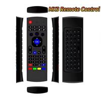 MX3 Backlit Voice Air Mouse Remote Control Mini Keyboard 2.4G Wireless Gyroscope IR Learning For Android TV Box PC Projector