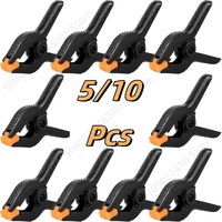 5/10Pcs 2inch Adjustable Plastic Spring Clamps for Woodworking Tools Wood Working Tools Carpentry Clamps Ferramentas Outils