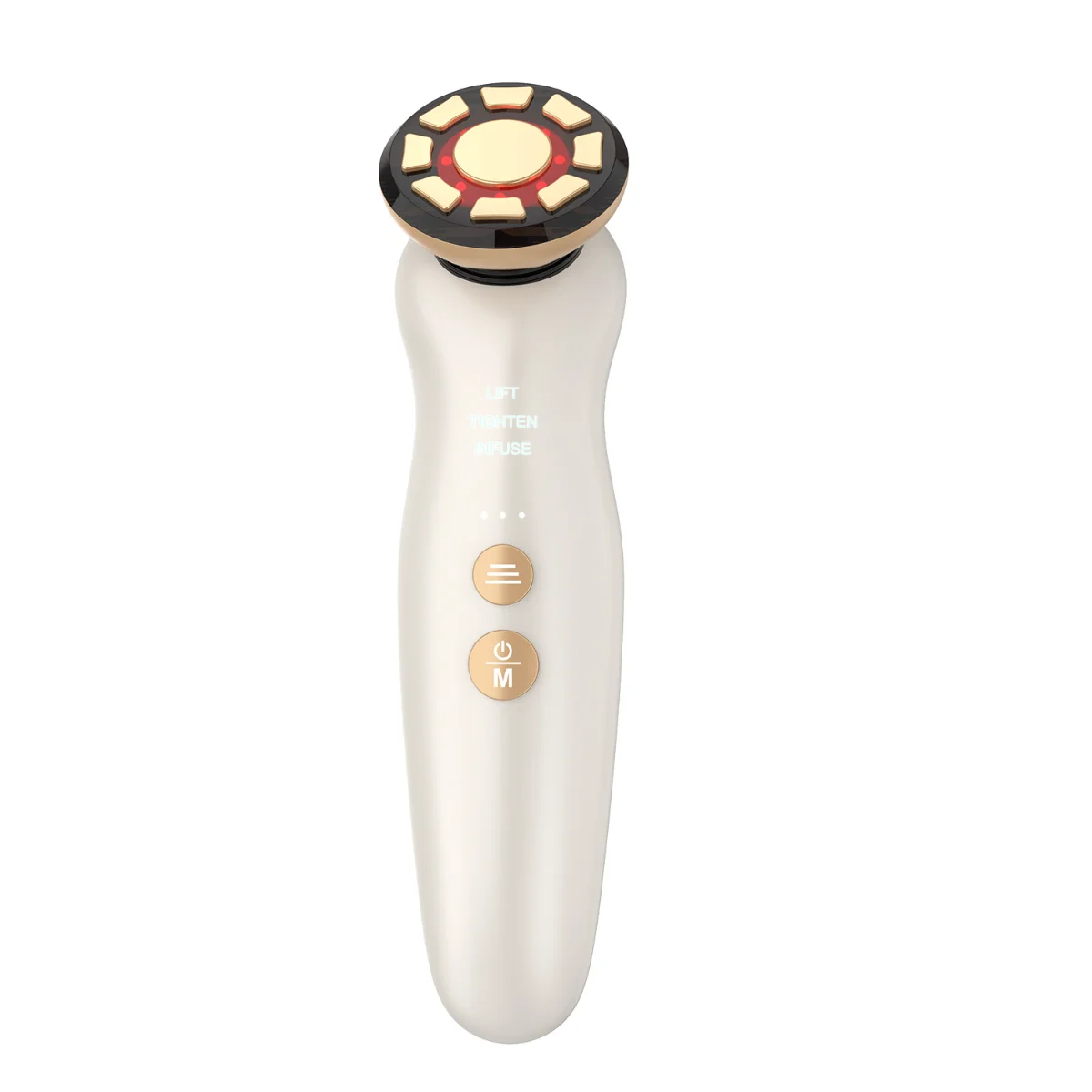 Facial Microcurrent Beauty Device Electric EMS Face Massager Red Blue Light Rejuvenation Lift Remove Wrinkles Machine