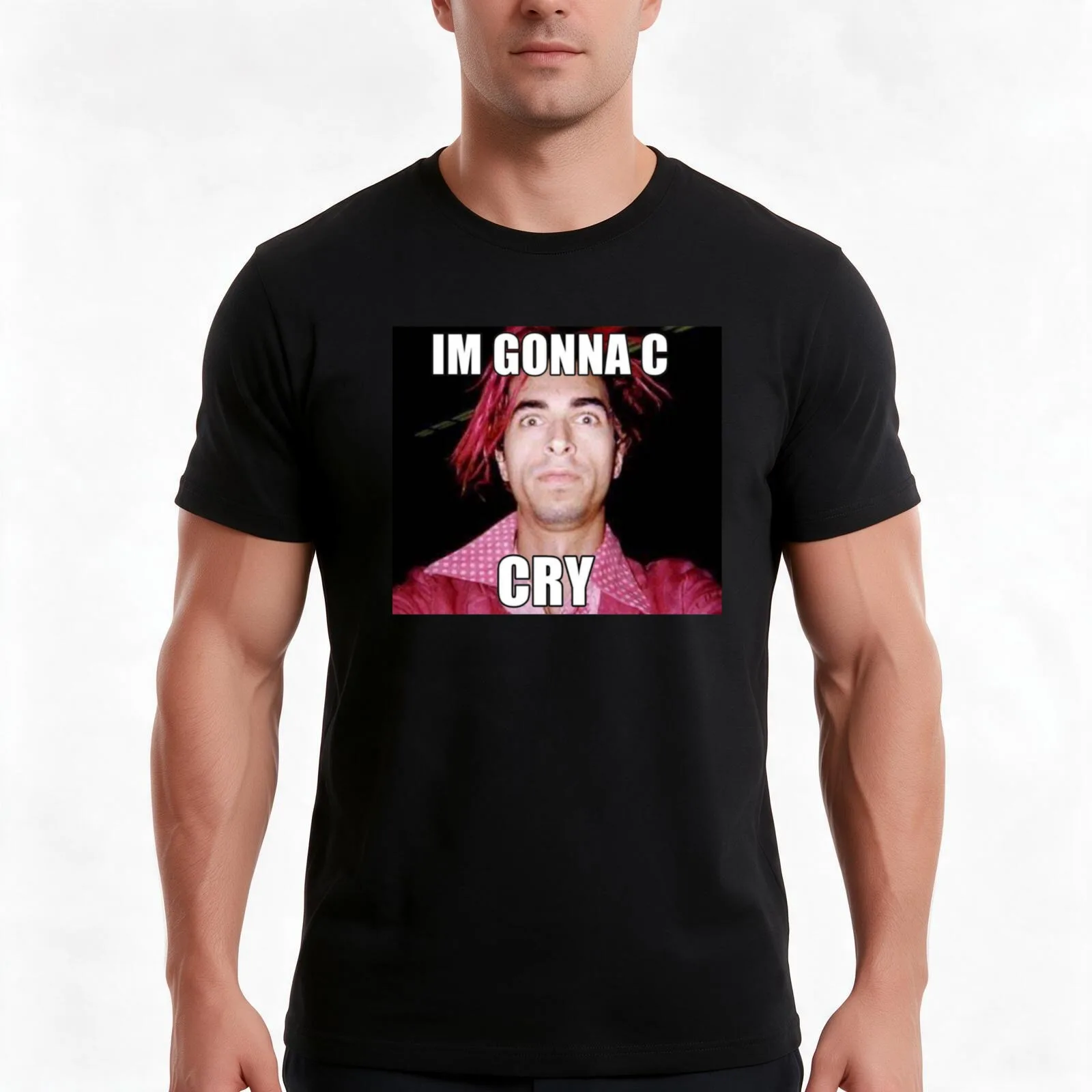 Jimmy urine has deppresion Long T-Shirt, Summer Casual Cotton Tee, Oversized Streetwear Tops, Vintage Graphic Print, 100% Cotton