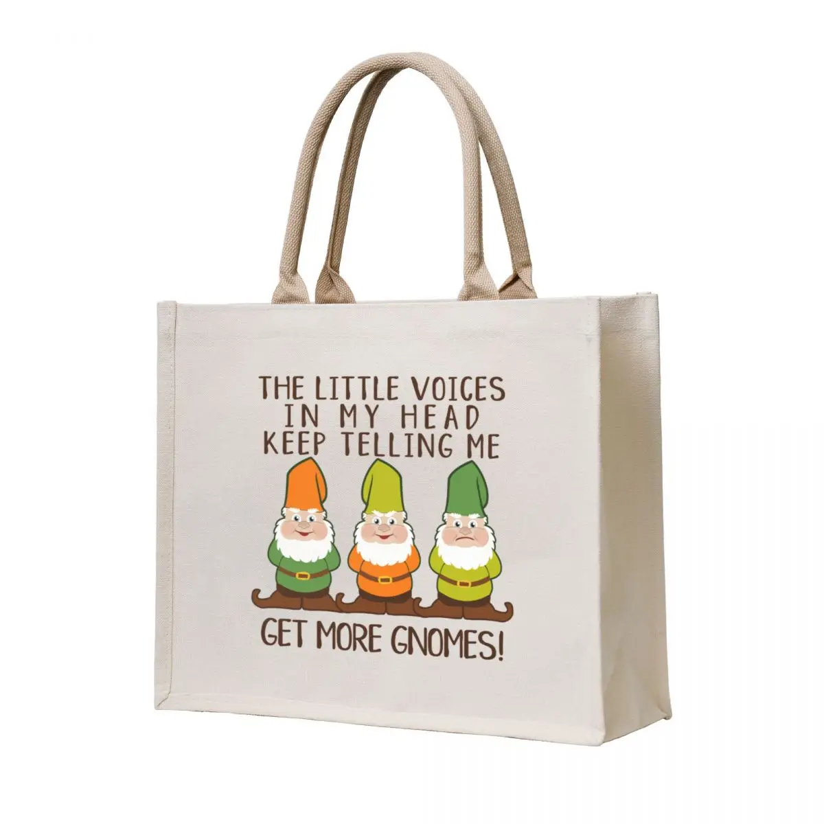 

The Littles Voices Get More Gnomes Tote Bag Women bags tote bag Canvas stote bag shopper bags for women