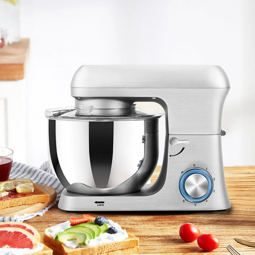 Cross Border Stir Desktop Chef Kitchen Powerful Fully Automatic Electric Baker Machine Dough Stand Mixer