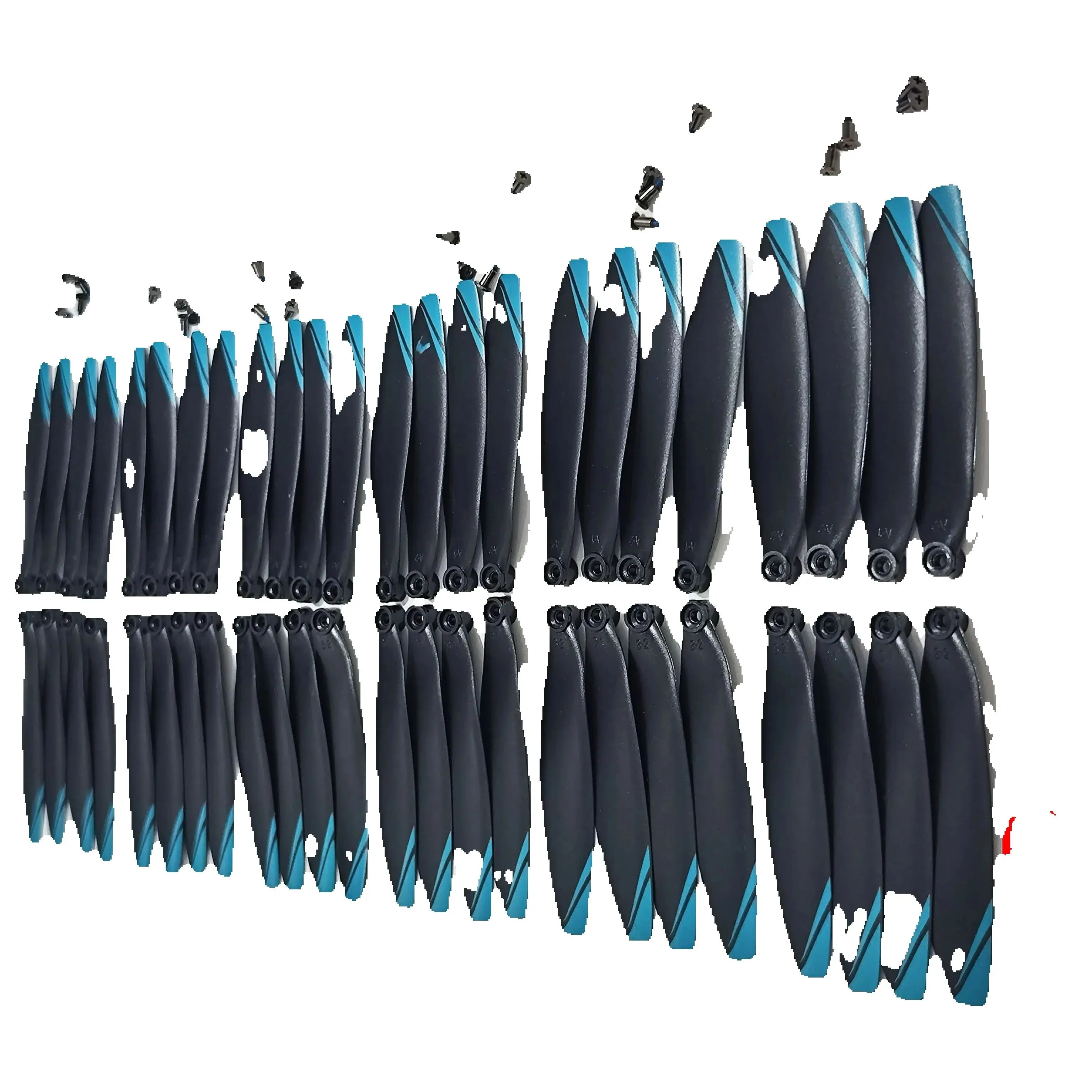 

D13 Cross-border Drone Brushless 4.5-inch Screen Control Obstacle Avoidance Optical Flow HD Aerial RC Aircraft Blade 48PCS 6Sets