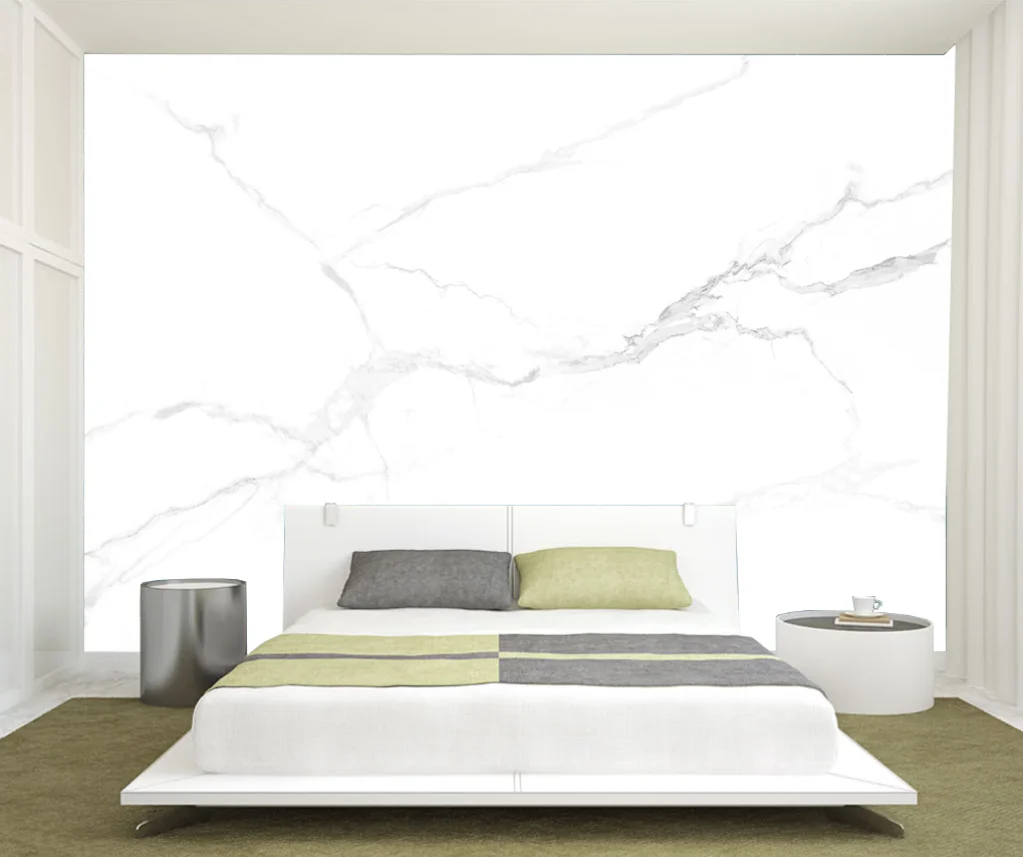 

Customized Size Mural Jazz White Marble Pattern 3d Wallpaper Home Decoration Living Room TV Background Decoration Painting