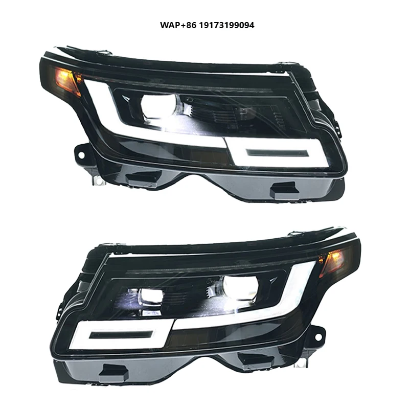 

for RangeRover-Vogue L405 Front Head Lamp 2018-2022 Car Accessories Upgrade LED Headlight Dynamic Projector 2 Lens