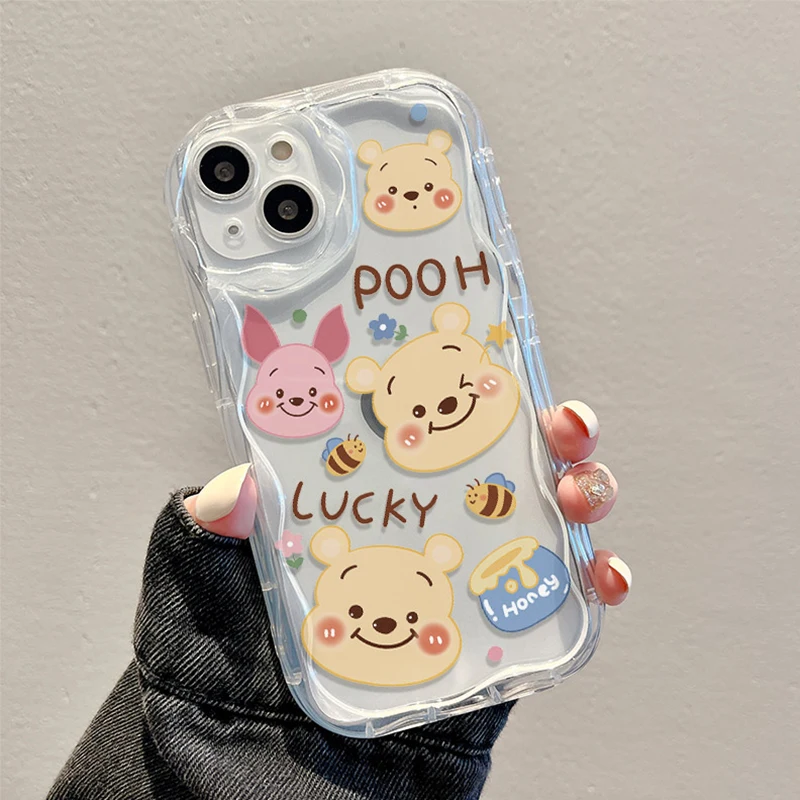 Pooh Bear Winnie Case for Samsung Galaxy A34 A33 A32 A31 A30 A20 A24 4G A23 A22 A21S A20S A14 A13 5G A12 A10S A04E A03 M14 Cover