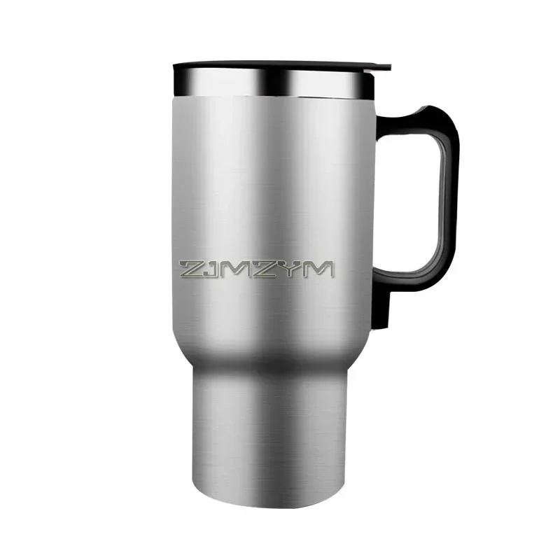 Termo de acero inoxidable resistente a altas temperaturas para el hogar, taza de calefacción eléctrica, hervidor de coche, 500L, 12V
