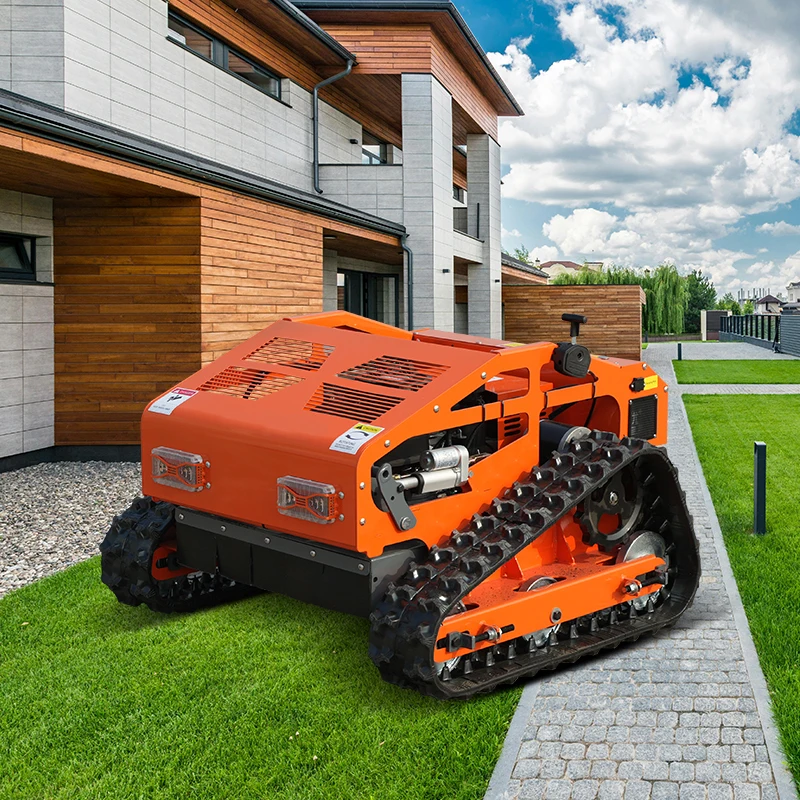 Industrial Grade Crawler Mower Long Range Remote Control Mower Commercial Slope Care Lawn Mower