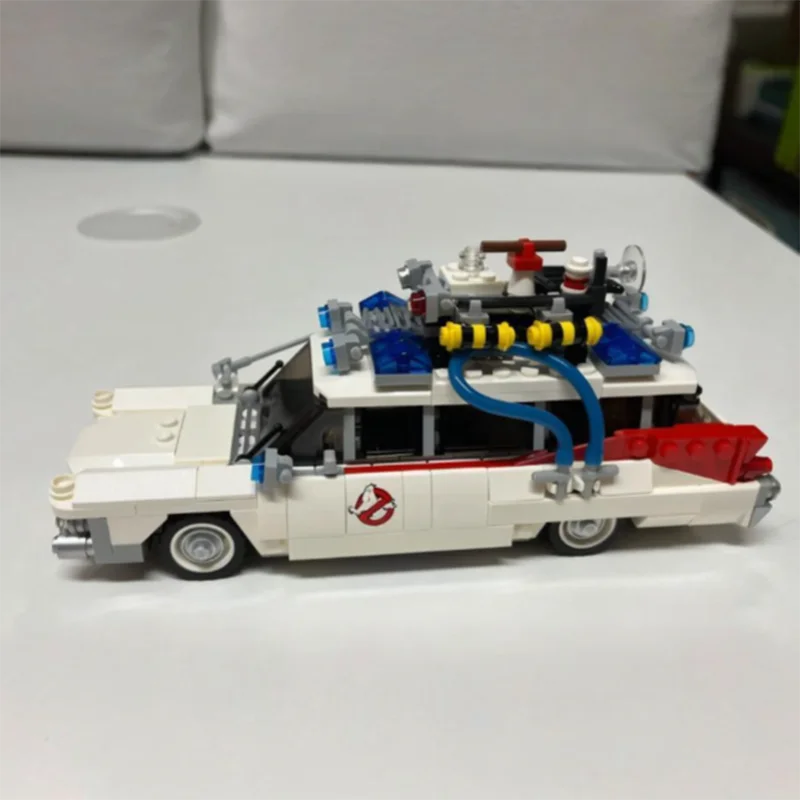 

508PCS MOC Ghostbusters Ecto-1 Classic Car Building Blocks, Retro Movie Vehicle Model, Premium Holiday Gift for Teens & Adults
