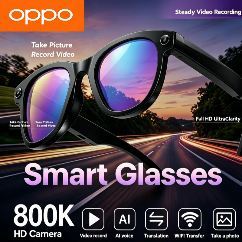 oppo-ai-smart-glasses-true-800w-video-camera-multifunctional-ai-translation-meeting-minutes-music-control-wifi-transmission-2026
