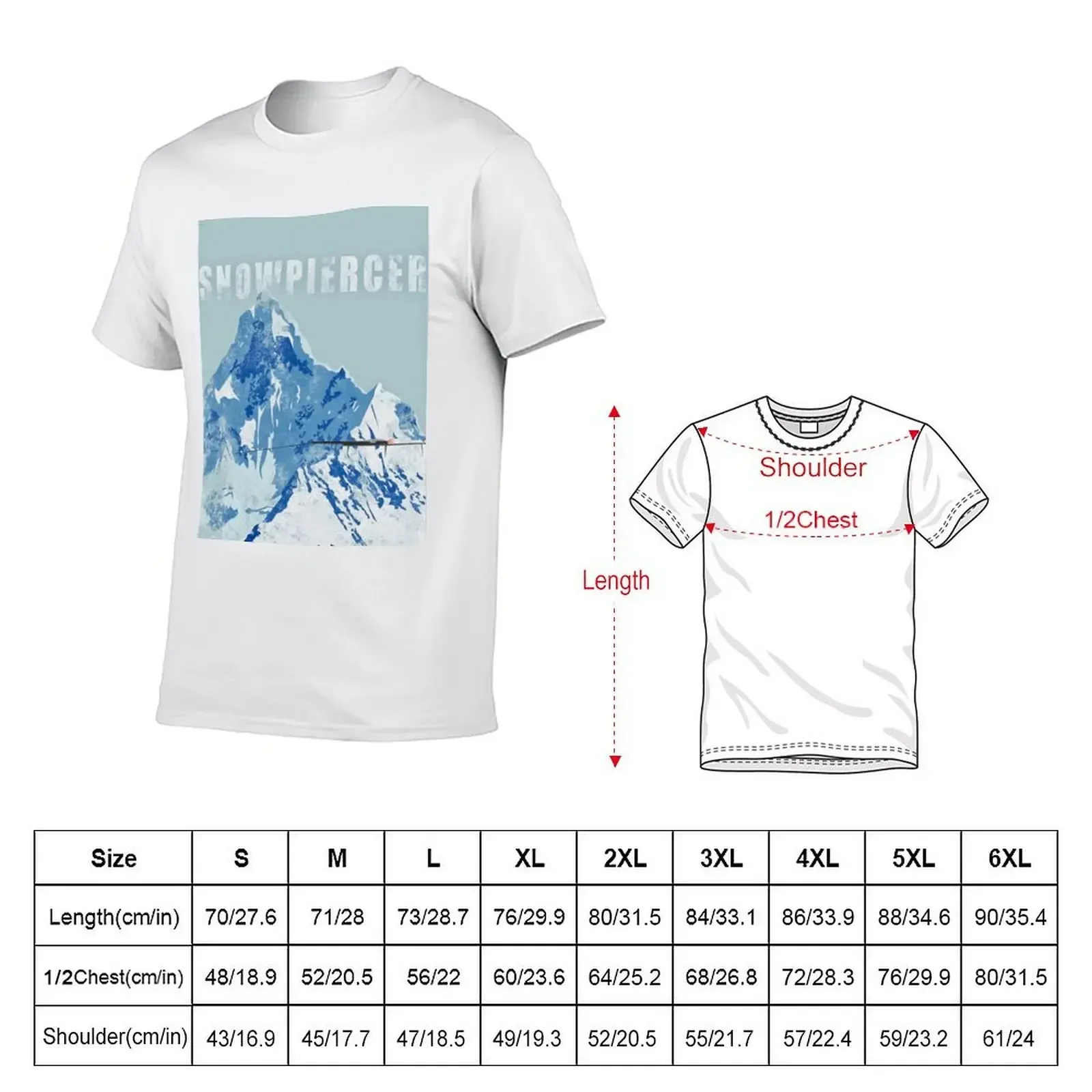 Snowpiercer T-Shirt sublime vintage graphic tee tops vintage anime shirt mens t shirts pack