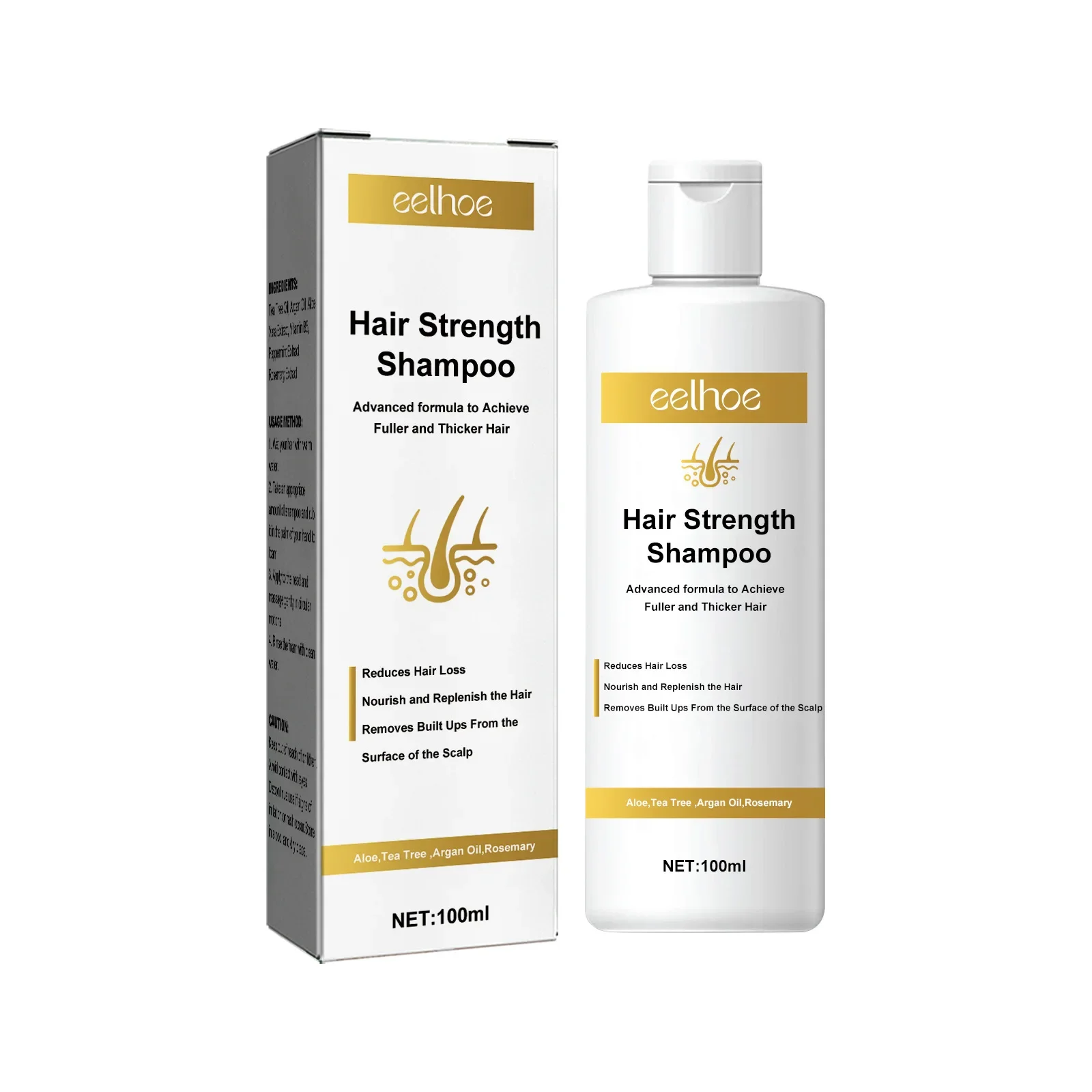 Hair Regrowth Shampoo Promote Growth Thickening Repair Strengthener Hair Root Oil Control Moisturizing Care Hair Loss Treatment