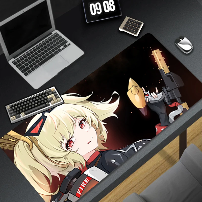 

Desk Mat Zenless Zone Zero Burnice White Carpet Desk Accessories Gamer Mausepad Mouse Pad Mousepad Office Tables Mouse Mats Pad