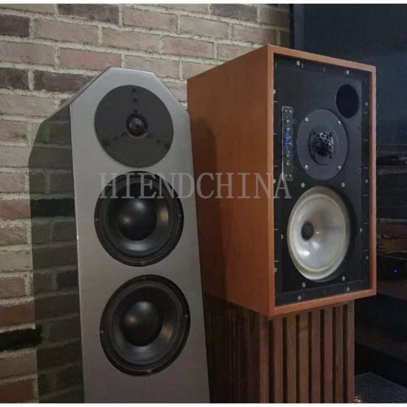 BestVox 8 Inch Bookshelf Speaker LS5/9 BBC Classic Fever HiFi Monitor Speaker LS59 Polypropylene 8 Inch Woofer Birch Plywood Box