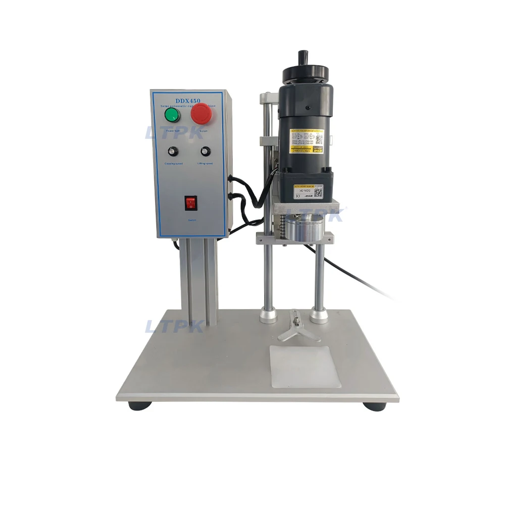 450 Pump Manual Semi Automatic Bottle Glass Bottle Ropp Capping Sealing Making Plastic Bottle Machines