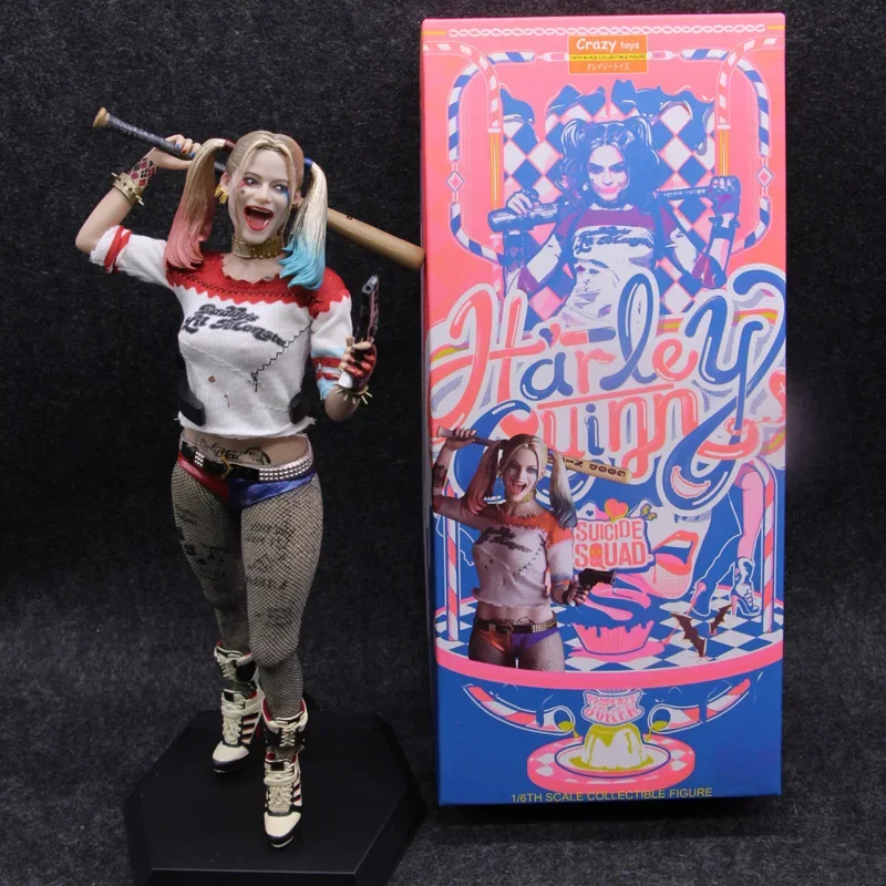 

【24-часовая доставка】Task Force X Clown Girl Harley Quinn Изысканная модель Фигурка для мальчика Подарочная коллекция Подарок
