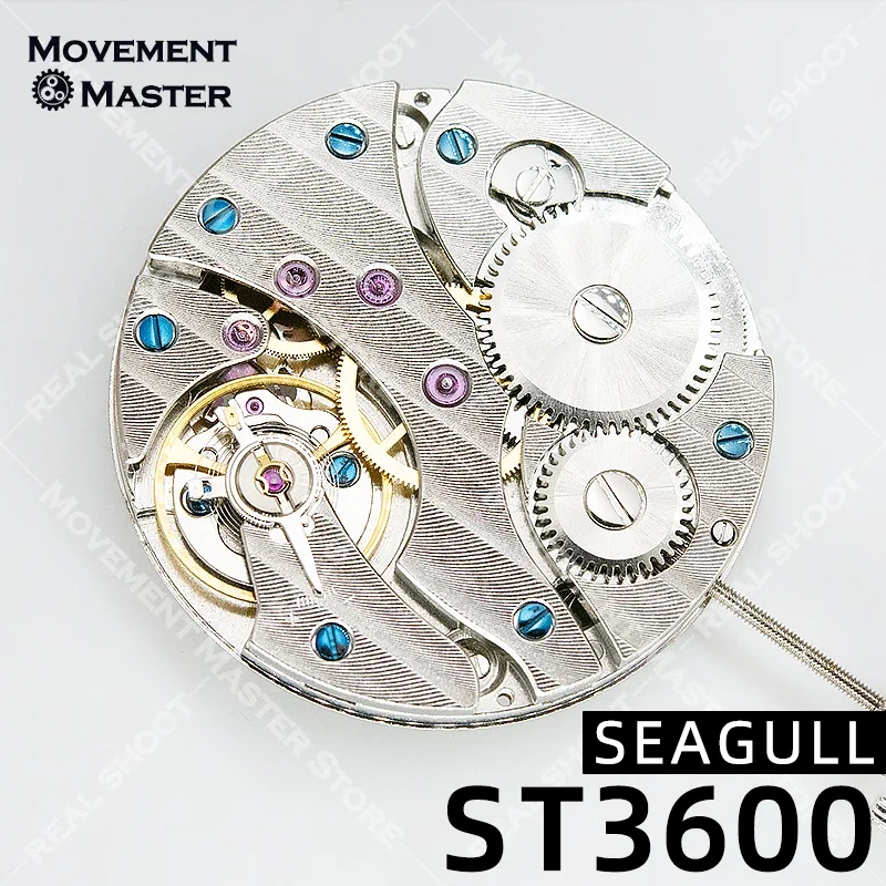 New Seagull ST3600 Mechanical Movement ST36 China Original Watch Men ETA 6497 Hand Wind 17 Jewels Watch Case Fit Repair Part