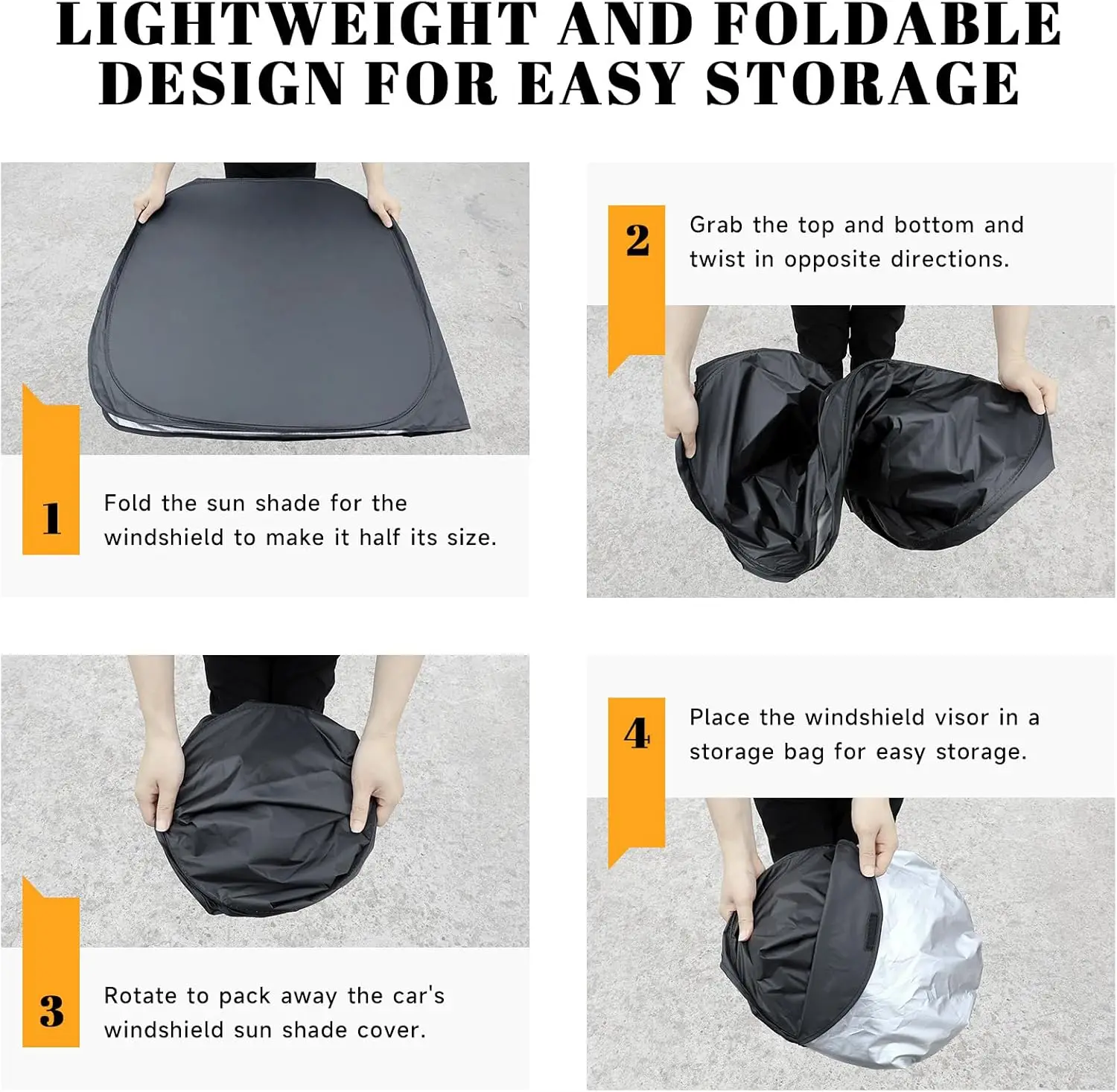 مظلة للزجاج الأمامي للسيارة لكيا 2022-2025 ملحقات الكرنفال (تصميم OEM) مظلة عاكسة قابلة للطي عازلة للحرارة لـ Ul #3