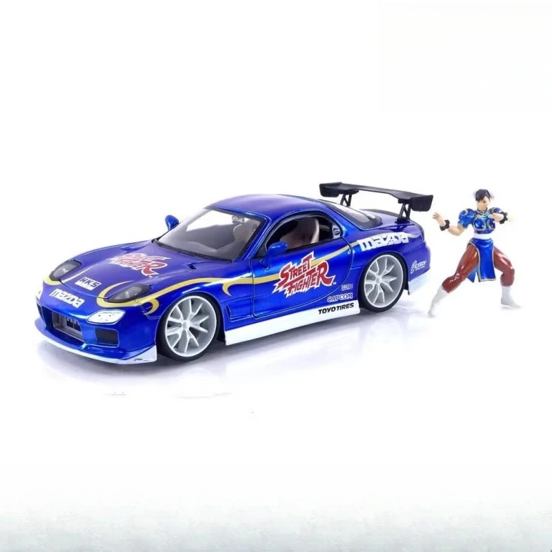 

American Jada 1 24 Street Fighter Mazda Alloy Collection Car Model Toy Mazda Chunli