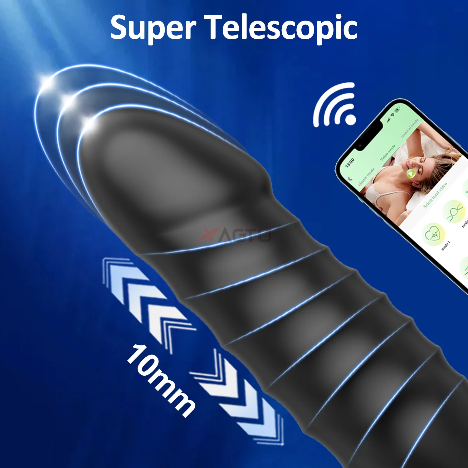 تلسكوبي الشرج هزاز جهاز تدليك للبروستاتا للرجال تطبيق لاسلكي التوجه بعقب المكونات البروستاتا محفز للذكور الجنس لعب الكبار