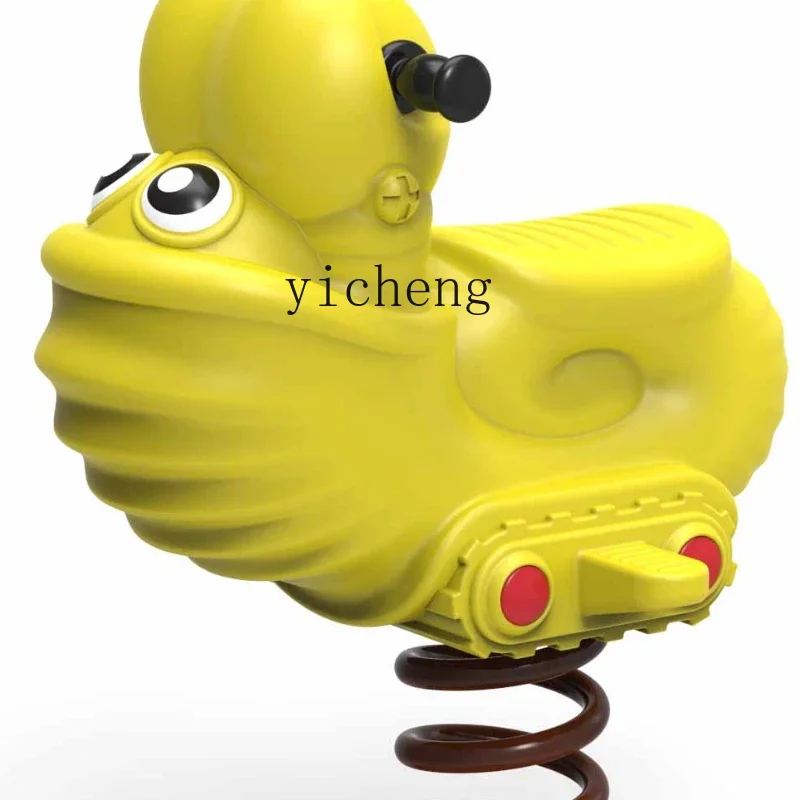 

XL Kindergarten Outdoor Park Children's Plastic the Hokey Pokey Spring Rocking Horse